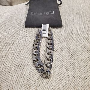 Brand new unisex Devon Leigh silver tone br